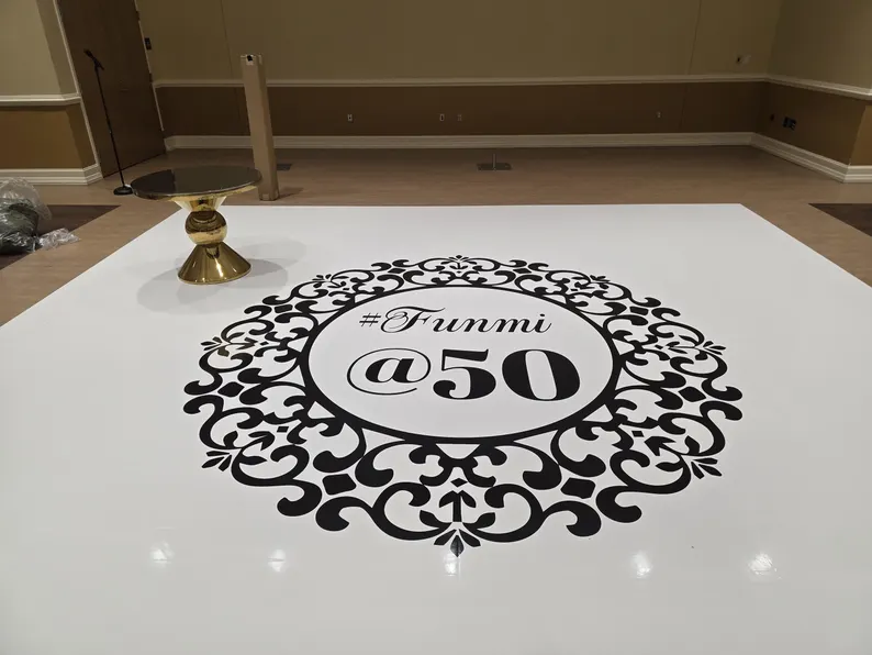 Custom Dance Floor at an Event