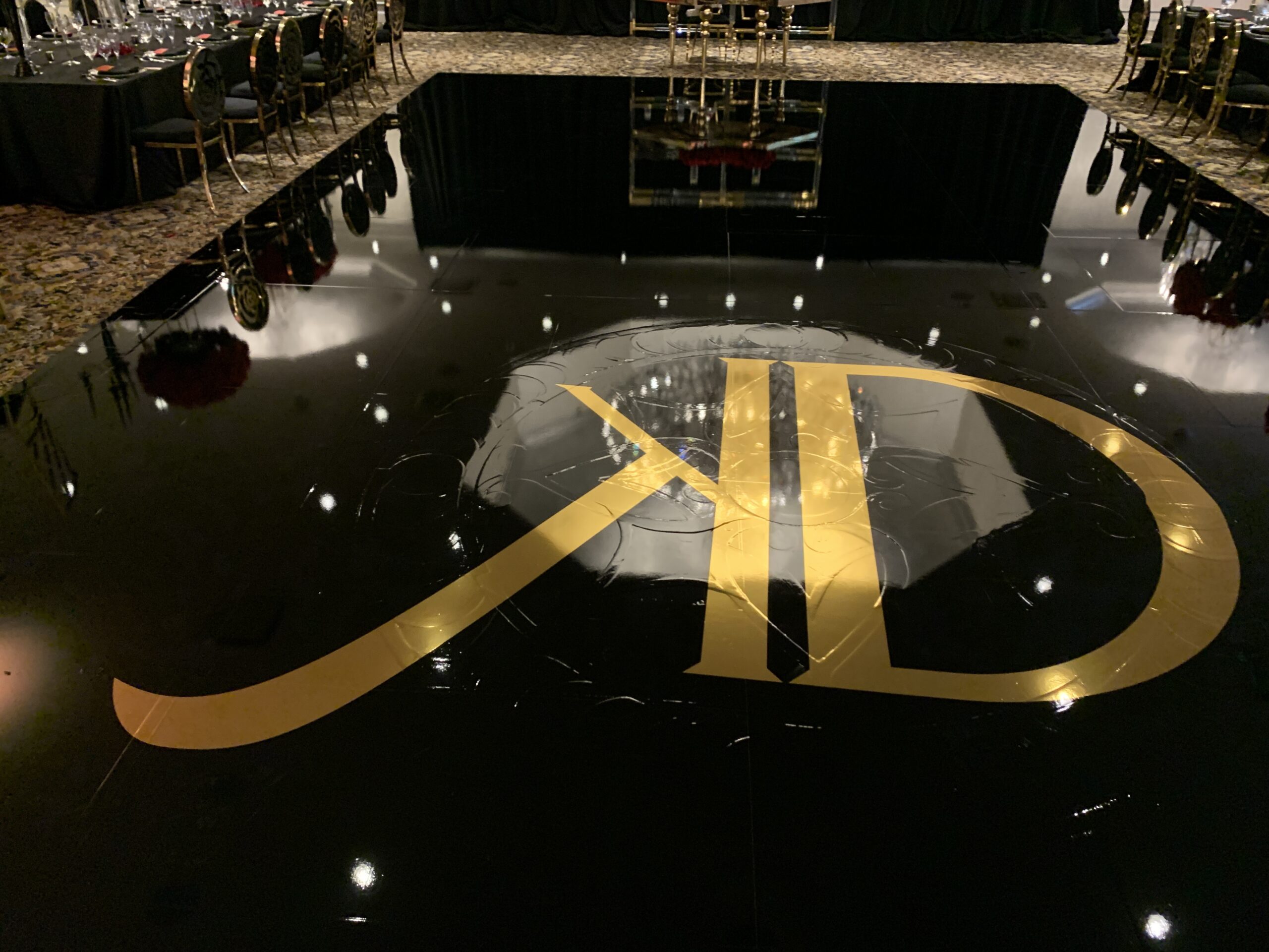 Perfect Dance Floor Wrap for Wedding and Events