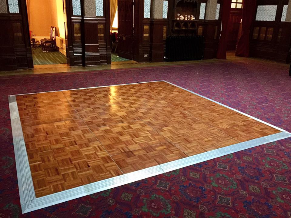 Outdoor portable dance floor rental	